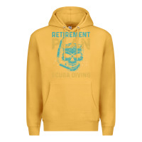 Mustard Retirement Plan Scuba Diving Premium Hoodie - artisFamous