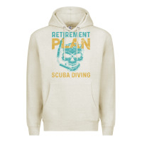 Oatmeal Heather Retirement Plan Scuba Diving Premium Hoodie - artisFamous