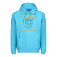 Ocean Blue Retirement Plan Scuba Diving Premium Hoodie - artisFamous