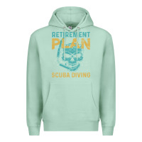 Seafoam Retirement Plan Scuba Diving Premium Hoodie - artisFamous