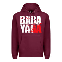 Burgundy action film lovers   ba.b.a   y.a.g.a  gear t shirt Premium Hoodie - artisFamous