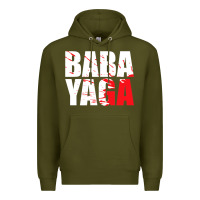 Army Green action film lovers   ba.b.a   y.a.g.a  gear t shirt Premium Hoodie - artisFamous
