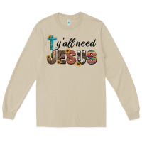 Mushroom y'all need jesus Long Sleeve Tee - Artiststas