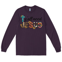 Plum y'all need jesus Long Sleeve Tee - Artiststas