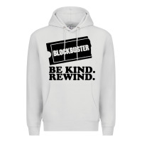 Dove Grey blockbuster be kind rewind Premium Hoodie - artisFamous