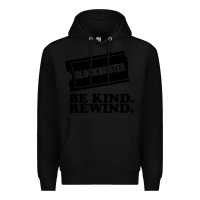 Black blockbuster be kind rewind Premium Hoodie - artisFamous