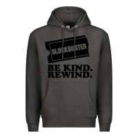 Charcoal Heather blockbuster be kind rewind Premium Hoodie - artisFamous