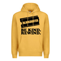 Mustard blockbuster be kind rewind Premium Hoodie - artisFamous