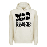 Oatmeal Heather blockbuster be kind rewind Premium Hoodie - artisFamous