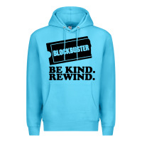 Ocean Blue blockbuster be kind rewind Premium Hoodie - artisFamous