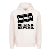 Pale Pink blockbuster be kind rewind Premium Hoodie - artisFamous