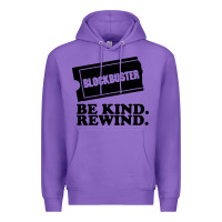 Purple blockbuster be kind rewind Premium Hoodie - artisFamous