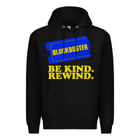 Black blockbuster be kind rewind Premium Hoodie - artisFamous
