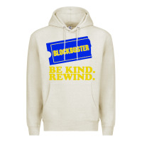 Oatmeal Heather blockbuster be kind rewind Premium Hoodie - artisFamous