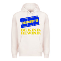 Pale Pink blockbuster be kind rewind Premium Hoodie - artisFamous