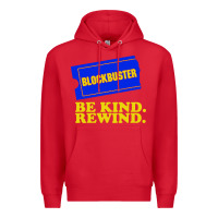 Red blockbuster be kind rewind Premium Hoodie - artisFamous
