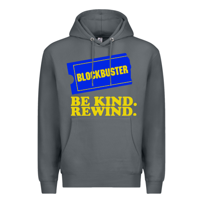 Blockbuster Be Kind Rewind Premium Hoodie by artisFamous | Teevron