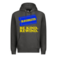 Charcoal Heather blockbuster be kind rewind Premium Hoodie - artisFamous