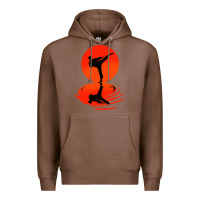 Chestnut karate and kung fu Premium Hoodie - artisFamous