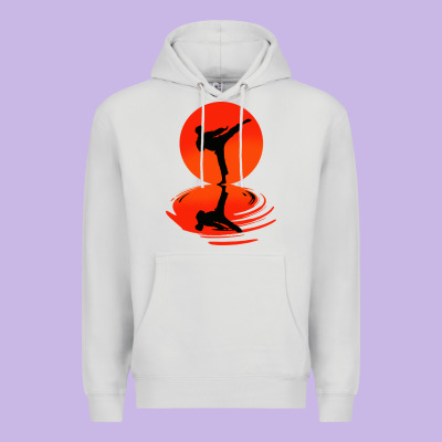 Karate And Kung Fu Premium Hoodie Designed By Artisfamous