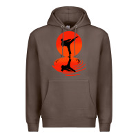 Coffee karate and kung fu Premium Hoodie - artisFamous