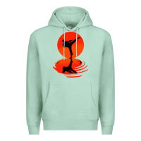 Seafoam karate and kung fu Premium Hoodie - artisFamous