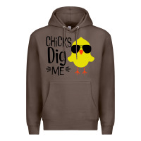 Coffee kids chick dig me christian Premium Hoodie - artisFamous