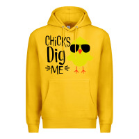 Lemon kids chick dig me christian Premium Hoodie - artisFamous