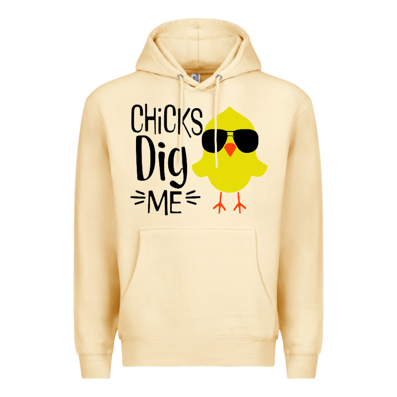 Kids Chick Dig Me Christian Premium Hoodie by artisFamous | Teevron