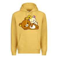 Antique Gold rilakkuma rila head shirt Premium Hoodie - artisFamous