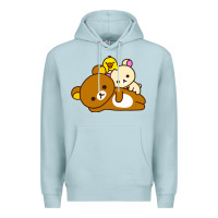 Rilakkuma Rila Head Shirt Premium Hoodie | Teevron