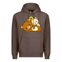 Coffee rilakkuma rila head shirt Premium Hoodie - artisFamous