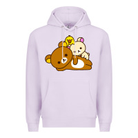 Lilac rilakkuma rila head shirt Premium Hoodie - artisFamous