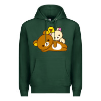 Sports Green rilakkuma rila head shirt Premium Hoodie - artisFamous