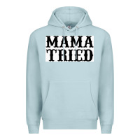 Blue Mist Mama Tried Premium Hoodie - artisFamous