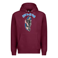 Burgundy b.i.l.l.i.e  e i.li.s.h  official  bling  t shirt Premium Hoodie - artisFamous