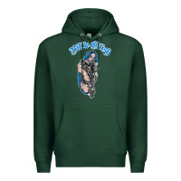 Sports Green b.i.l.l.i.e  e i.li.s.h  official  bling  t shirt Premium Hoodie - artisFamous