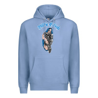 Colony Blue b.i.l.l.i.e  e i.li.s.h  official  bling  t shirt Premium Hoodie - artisFamous