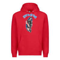 Red b.i.l.l.i.e  e i.li.s.h  official  bling  t shirt Premium Hoodie - artisFamous