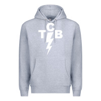 Heather Grey taking care of business rock n roll Premium Hoodie - artisFamous