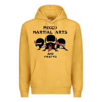 Mustard mixed martial arts and crafts Premium Hoodie - artisFamous