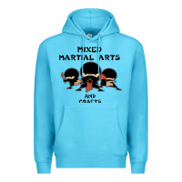 Ocean Blue mixed martial arts and crafts Premium Hoodie - artisFamous