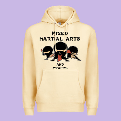 Mixed Martial Arts And Crafts Premium Hoodie Designed By Artisfamous