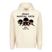 Sandshell mixed martial arts and crafts Premium Hoodie - artisFamous