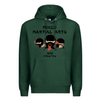 Sports Green mixed martial arts and crafts Premium Hoodie - artisFamous