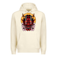 Sandshell demon oni mask Premium Hoodie - artisFamous