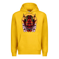 Lemon demon oni mask Premium Hoodie - artisFamous