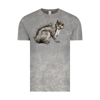 Cloud Rock Gray Squirrel Vintage Tee - LillyAllenDesigns