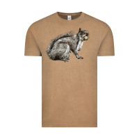 Vintage Coffee Gray Squirrel Vintage Tee - LillyAllenDesigns