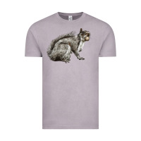 Vintage Zinc Gray Squirrel Vintage Tee - LillyAllenDesigns